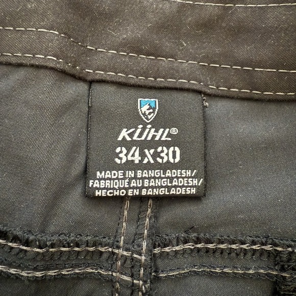 Kuhl Renegade Pants Men's 34x30 Dark Gray 19S Style 5120 - Picture 4 of 9